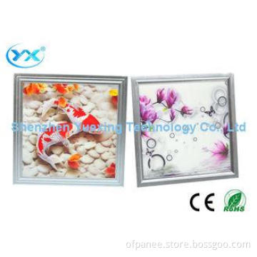SMD3014 5500 - 6000K Patterned 3D LED Panel Light 3 Years W